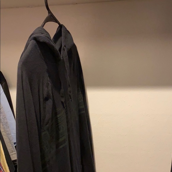 Black Skater Designed Hoodie - Picture 2 of 4